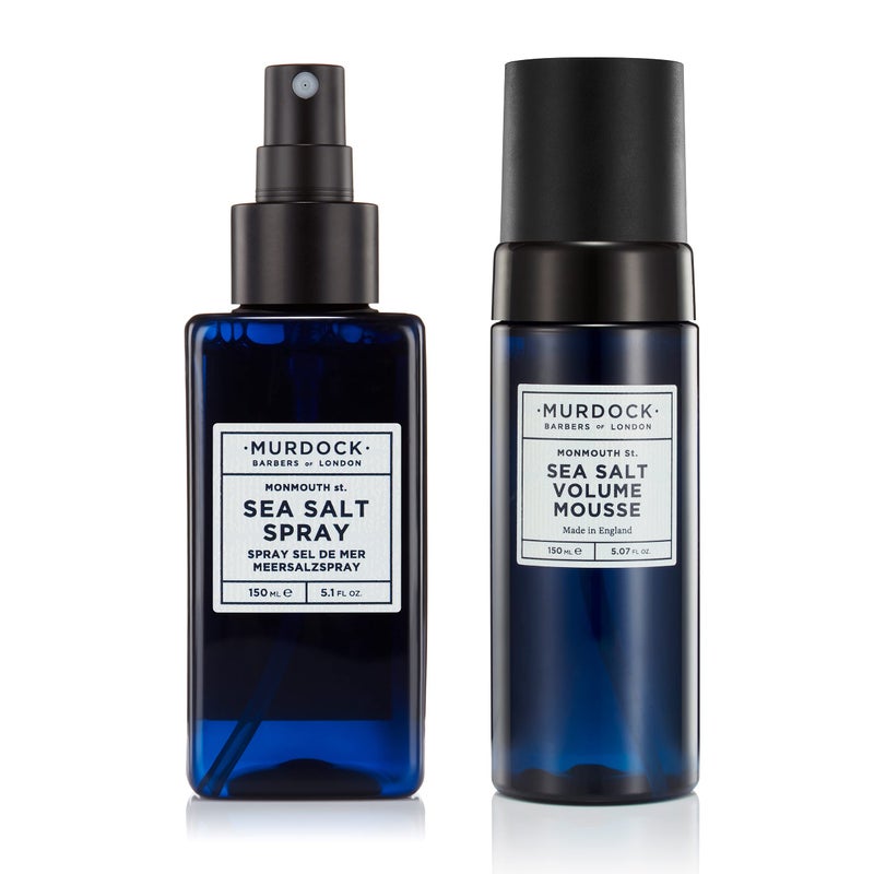 Murdock London Sea Salt Spray & Volume Mousse Bundle | Boosts Texture & Volume | Made in England | Pack of 2 - Image 1