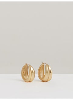 REISS Sophie: Sculptural Hoop Earring  - Image 1
