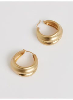 REISS Sophie: Sculptural Hoop Earring  - Image 3