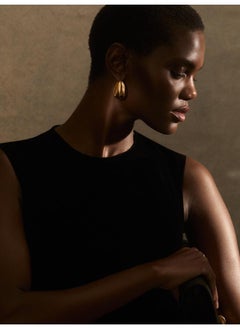 REISS Sophie: Sculptural Hoop Earring  - Image 5