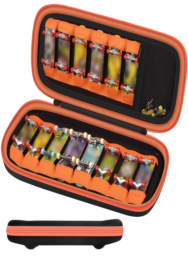 casmilee Finger Skateboard Case for TECH DECK Fingerboard Ultra DLX 14 Pack, Element Collectible Mini Skateboards Holder, Kids Toy Storage for Sticker Sheets, Wheels, Tool, Screws and Nut- Box Only - Image 1