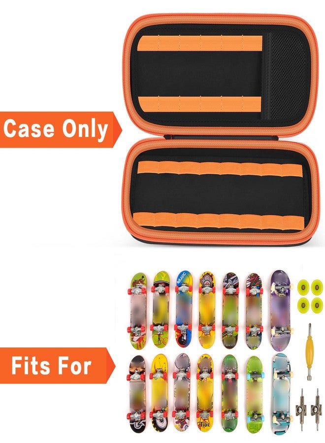 casmilee Finger Skateboard Case for TECH DECK Fingerboard Ultra DLX 14 Pack, Element Collectible Mini Skateboards Holder, Kids Toy Storage for Sticker Sheets, Wheels, Tool, Screws and Nut- Box Only - Image 2