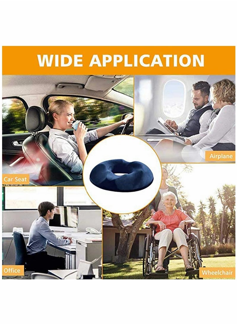HomarKet - Donut Pillow, Large Donut Seat Cushion for Relief Tailbone Pain, Hemmoroid Treatment, Bed Sores, Prostate, Coccyx, Sciatica, Pregnancy, Postpartum, Ergonomic Design - Image 1