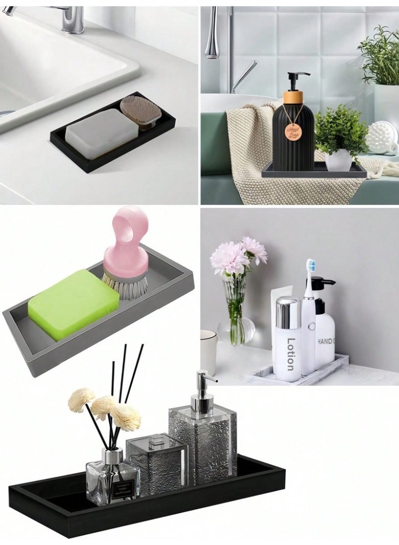 Aromatherapy Tray, Cosmetic Tray, Desktop Storage Tray - Image 2