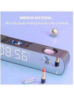 SOAIY SH16 Gaming Peripherals LED Soundbar Computer Speaker Bluetooth Speaker Home Theater Sound Bar TV Speakers Alarm Clock Wireless  - Image 3