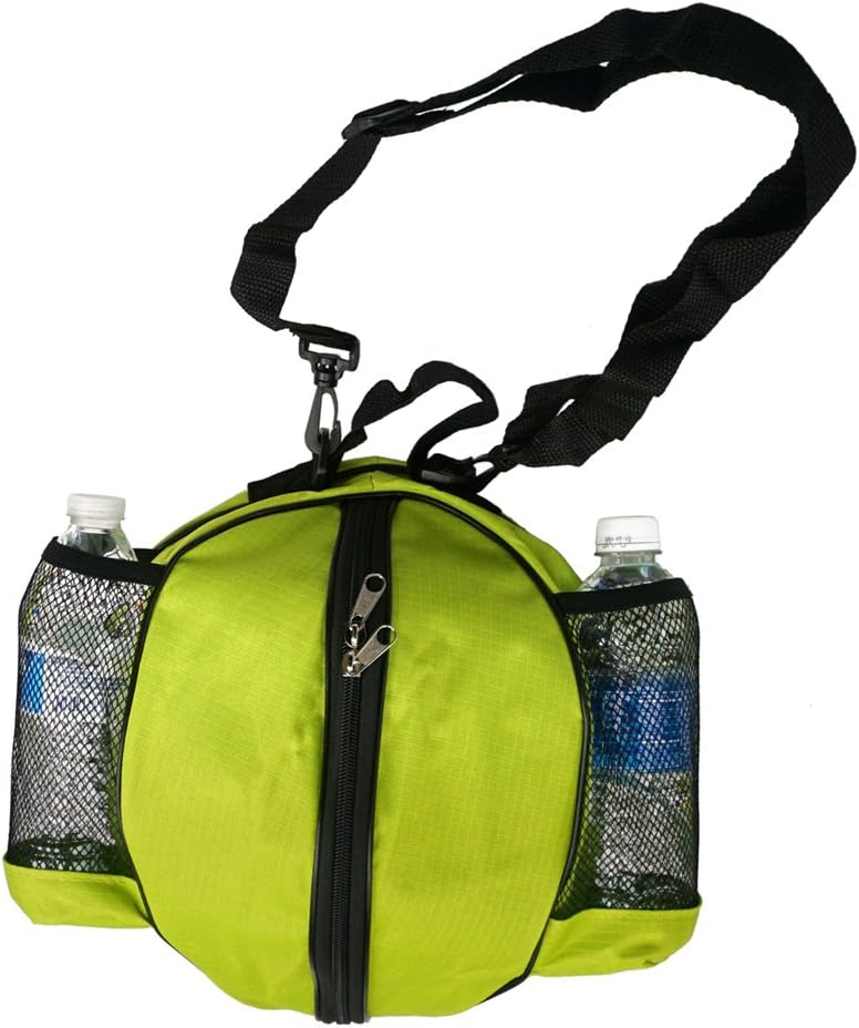 FoRapid Size 7 (29.5") Basketball Bag Soccer Ball Football Volleyball Softball Sports Ball Bag Holder Carrier+Adjustable Shoulder Strap 2 Side Mesh Pockets f/Water Bottle Towel Sports Shoes - Image 1