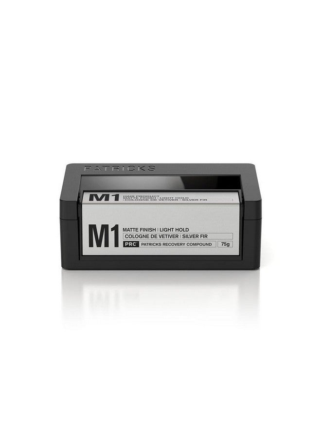 PATRICKS ; M1 Matte Pomade For Men'S Hair ; Light Hold Styling Product For Natural Hair Or No Product Look ; Thickening Paste ; For Thin/Thinning Hair Control ; Travel Friendly ; Sulfate Free ; 75G - Image 2
