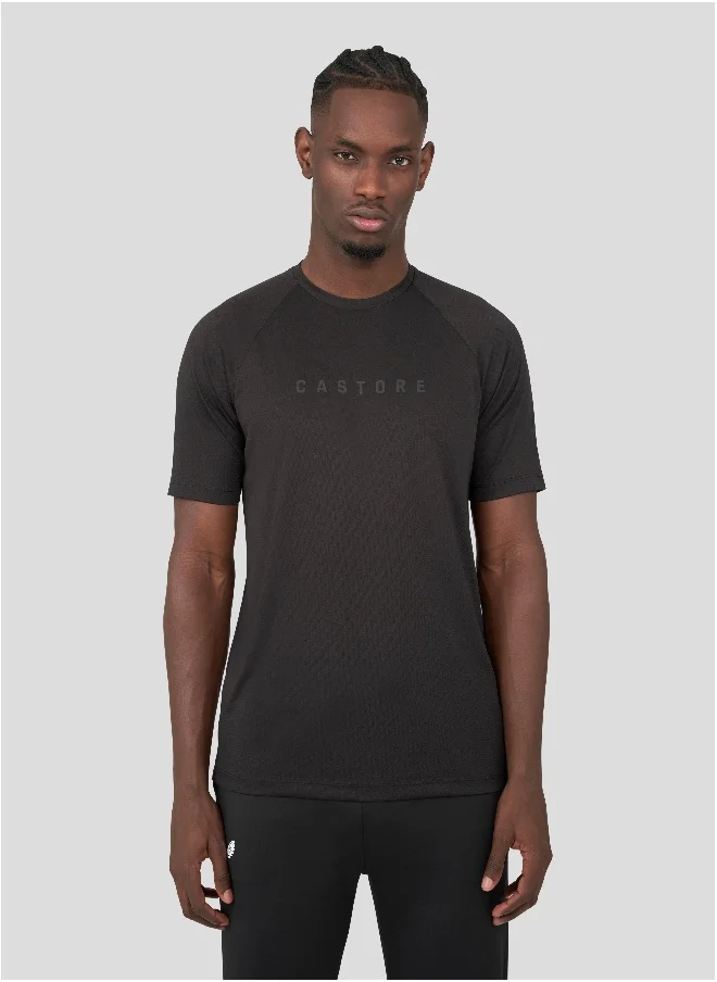 كاستور Black Short Sleeve Raglan Tee