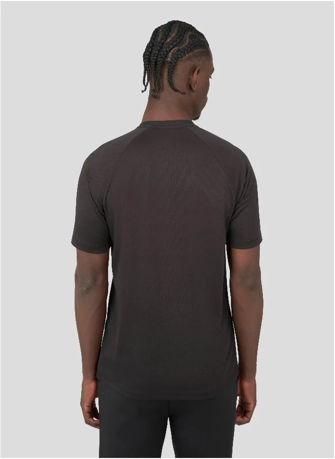 كاستور Black Short Sleeve Raglan Tee
