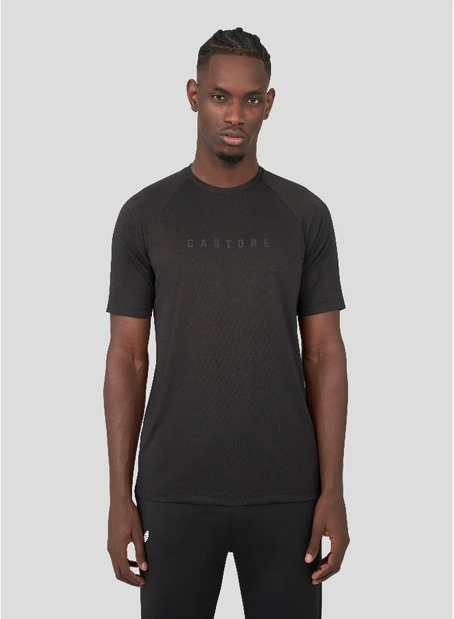 CASTORE Black Short Sleeve Raglan Tee
