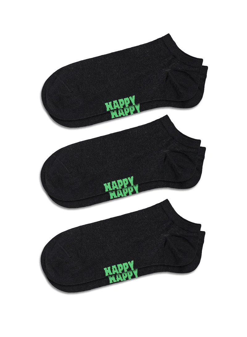 هابي سوكس 3 عبوات من الجوارب الكلاسيكية القصيرة