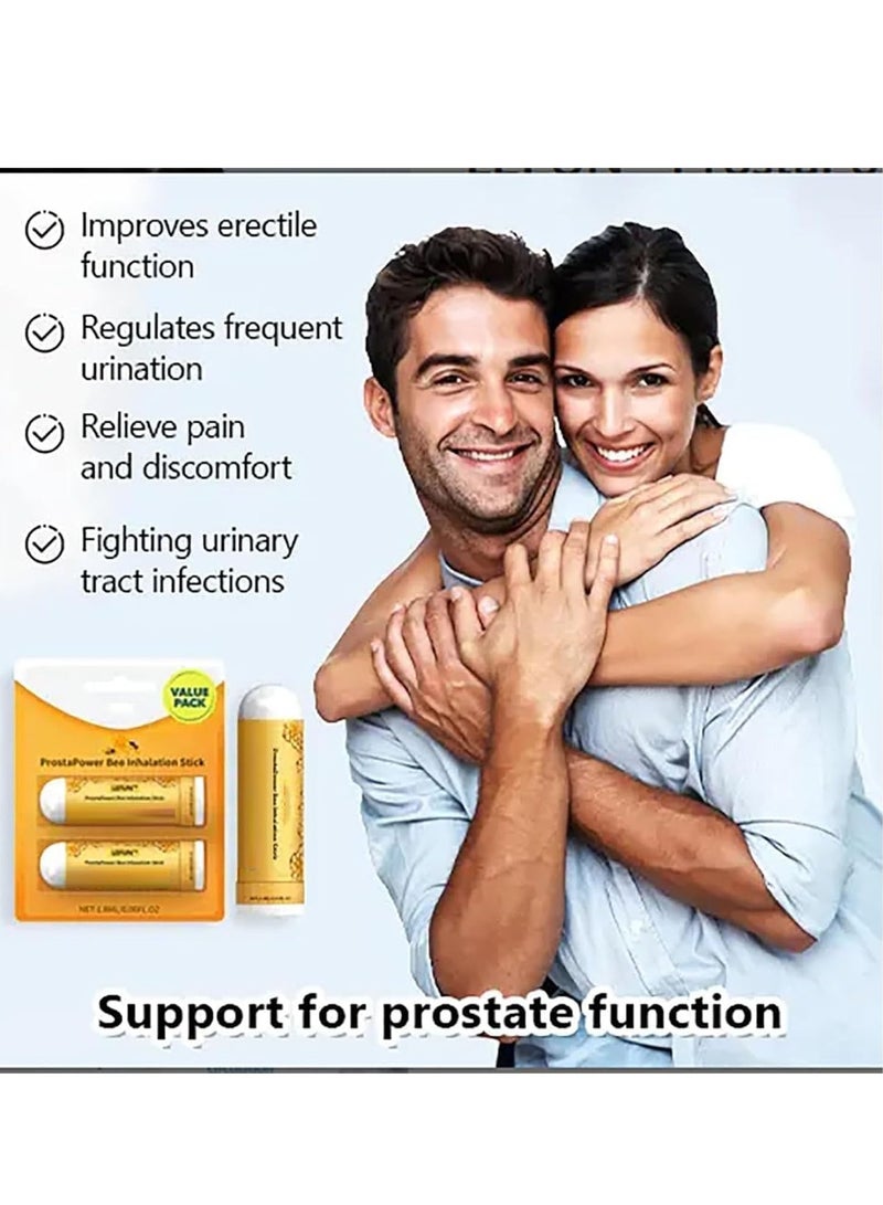 LANISKA Prostapower Bee Inhalation Stick, Beeboom Nasal Inhaler Stick, Prostate Spray Improves Blood Circulation, Clean Your Nose and Enjoy Fresh Air, Restores Energy and Vitality(1.8ml*2) - Image 3