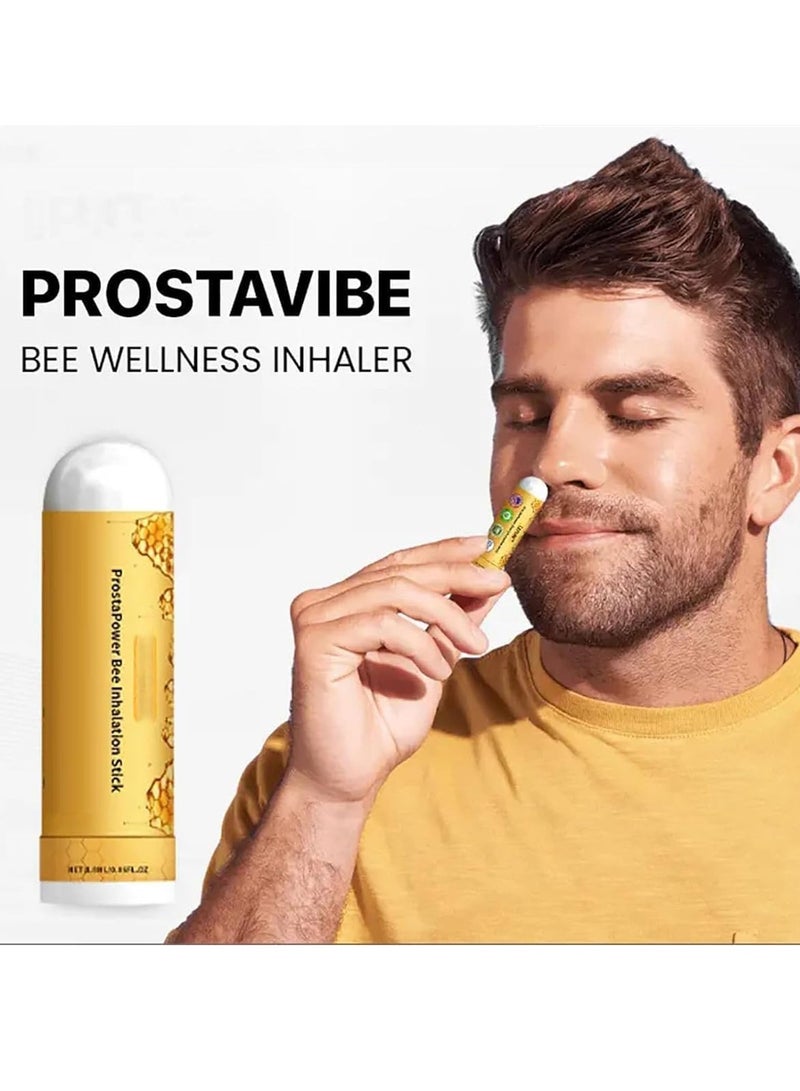 LANISKA Prostapower Bee Inhalation Stick, Beeboom Nasal Inhaler Stick, Prostate Spray Improves Blood Circulation, Clean Your Nose and Enjoy Fresh Air, Restores Energy and Vitality(1.8ml*2) - Image 2