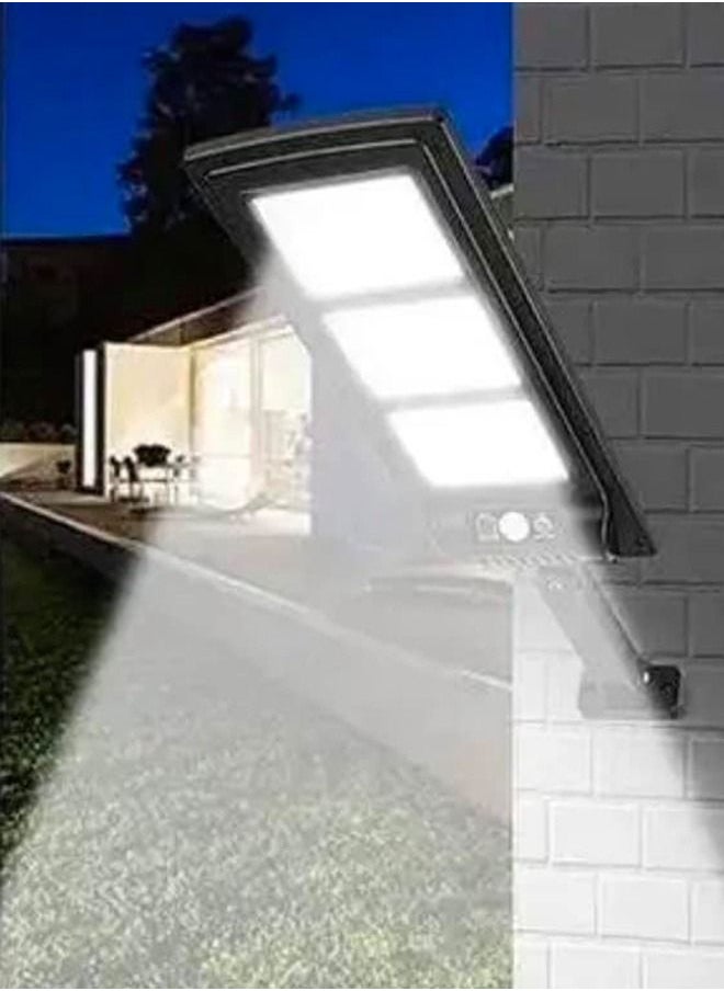 Blue - 4 Pcs Solar Street Light Outdoor Light, Wireless Waterproof and Lightning Protection Solar Flood Light,LED Flood Light, Suitable for Courtyards, Gardens, Streets, Basketball Courts - Image 1