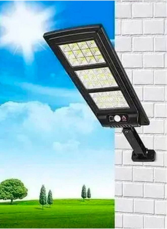 Blue - 4 Pcs Solar Street Light Outdoor Light, Wireless Waterproof and Lightning Protection Solar Flood Light,LED Flood Light, Suitable for Courtyards, Gardens, Streets, Basketball Courts - Image 1