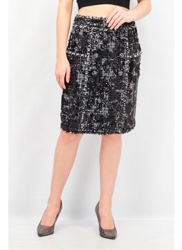 Couture Made For Vero Moda Women Embellished Mini Skirt, Black  - Image 1