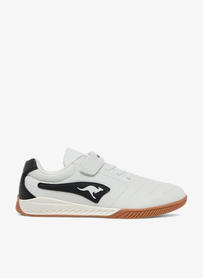 kangaROOS Women's Panelled Sports Shoes with Hook and Loop Closure