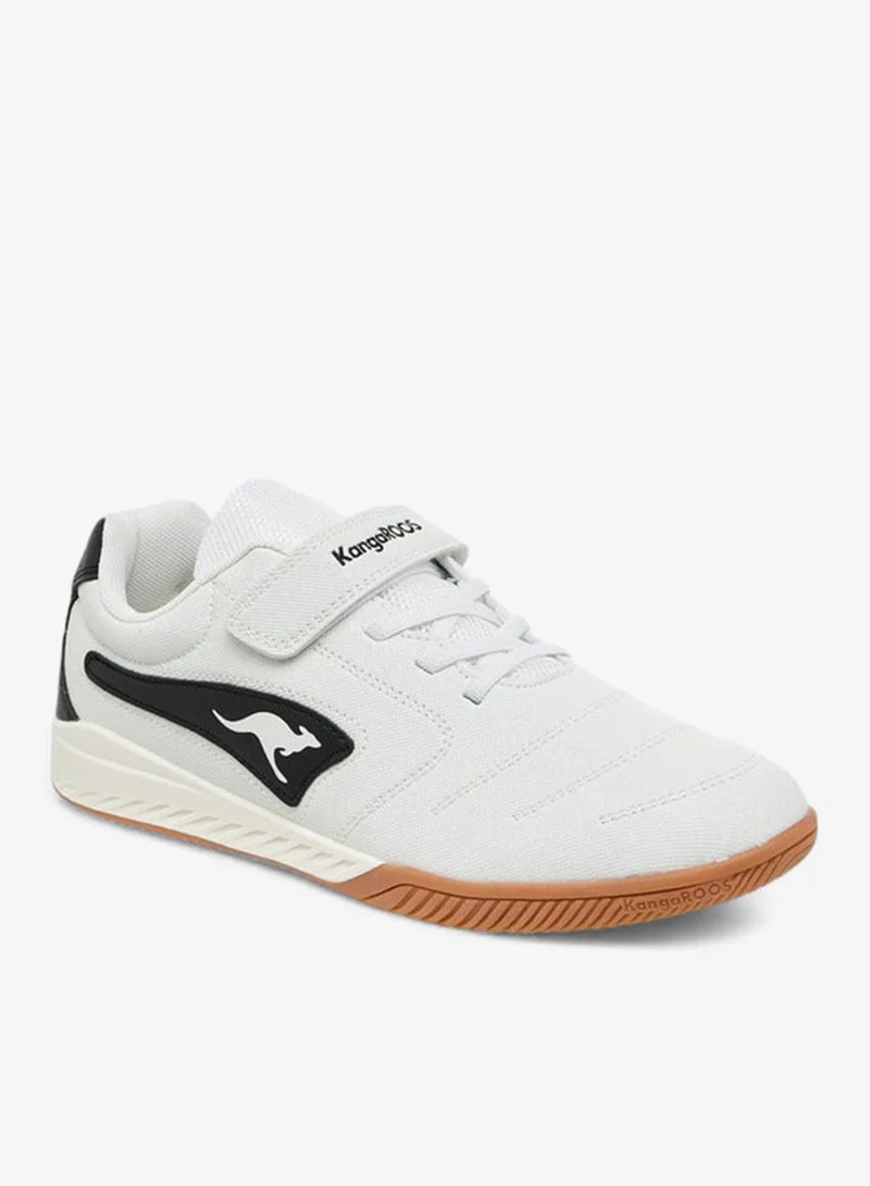 kangaROOS Women's Panelled Sports Shoes with Hook and Loop Closure