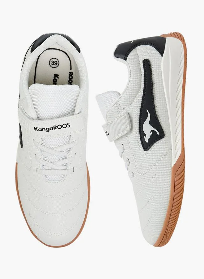Kangaroos Women's Panelled Sports Shoes with Hook and Loop Closure