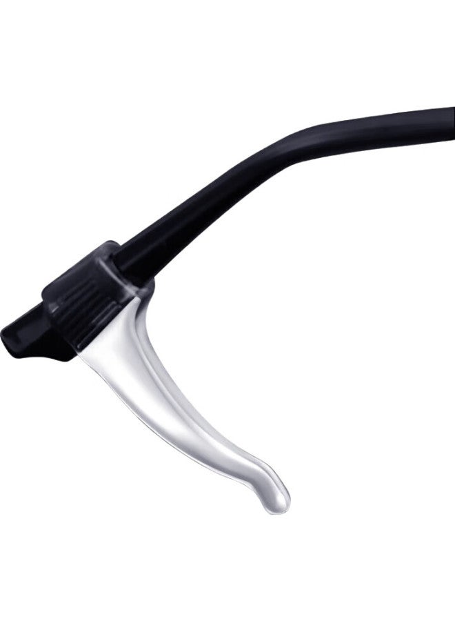 DRATRA Anti-Slip Silicone Ear Hooks, Anti-Fall Eyeglass Temple Covers, Anti-Drop Eyeglass Temple Covers, Ear Hook Fixing Device, Ear Clip, Ear Back Accessories - Image 3