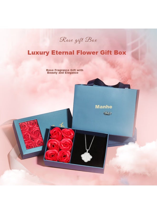 Manhe S925 Silver Prince Pendant Necklace For Women, Practical Thoughtful Elegant High-end Student Birthday Gift For Girlfriend - Image 3