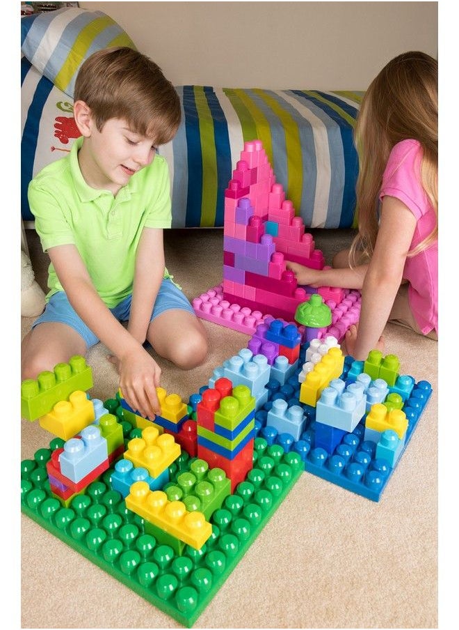 Strictly Briks - Toy Building Block Beginner Briks 12.5 X 15 Inch Baseplate Compatible With First Builder Blocks 10 X 12 Large Pegs For Baby Single Tight Fit Stackable Base Plate Green 1 Pc - Image 1