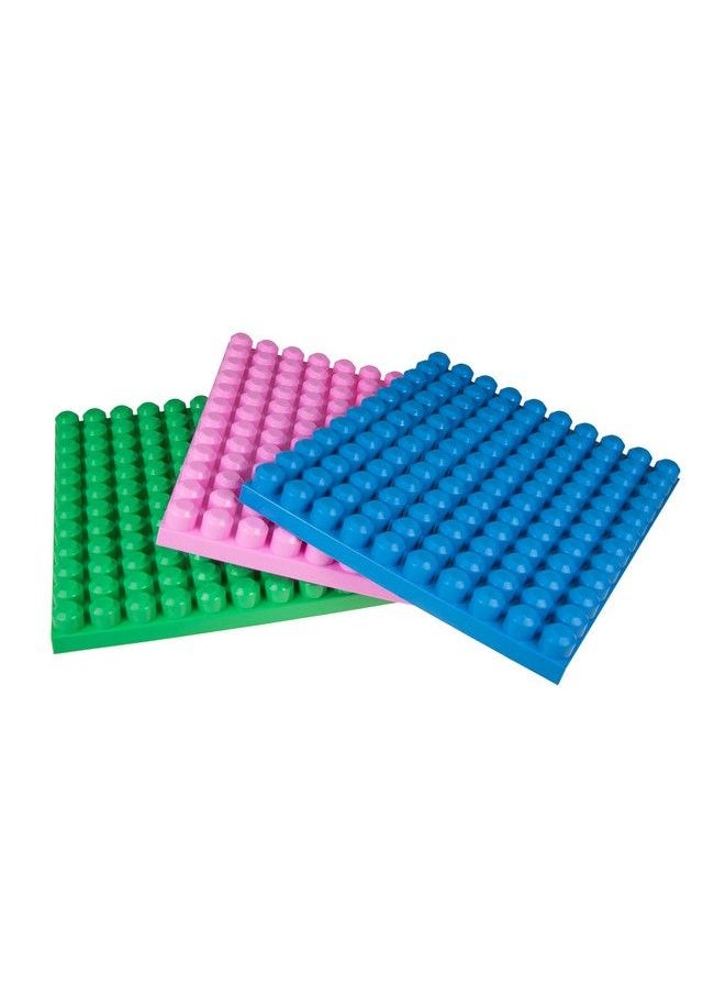 Strictly Briks - Toy Building Block Beginner Briks 12.5 X 15 Inch Baseplate Compatible With First Builder Blocks 10 X 12 Large Pegs For Baby Single Tight Fit Stackable Base Plate Green 1 Pc - Image 1