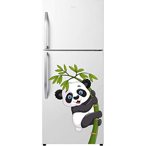 DecorVilla Decor Villa™ PVC Vinyl Panda with Tree 3D Wall Sticker JUST Peel & Stick New Modern Art & Trendy Wall Stickers for Home Decoration, Living Room,Office Bedroom etc Size- 58 CM X 40 CM, Multicolor - Image 1