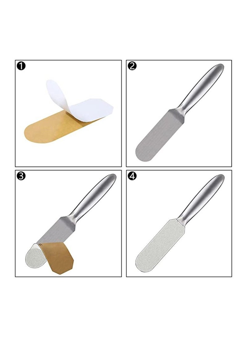 K RANGE Disposable Pedicure File Refill Pads, Callus Remover, 50 Pcs  (White - 180 Grit) - Image 3