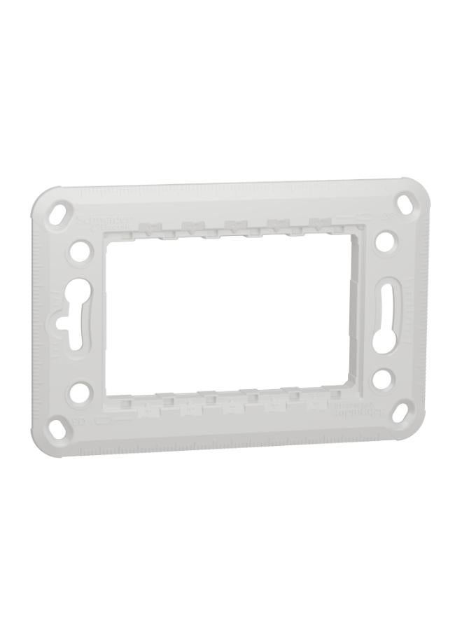 Schneider Electric New Unica 3-Module Plastic Fixing Frame, 1 Gang 