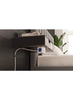 Allocacoc PowerCube Extended 4 Sockets 15m Cable 2USB Ports Blue  - Image 3