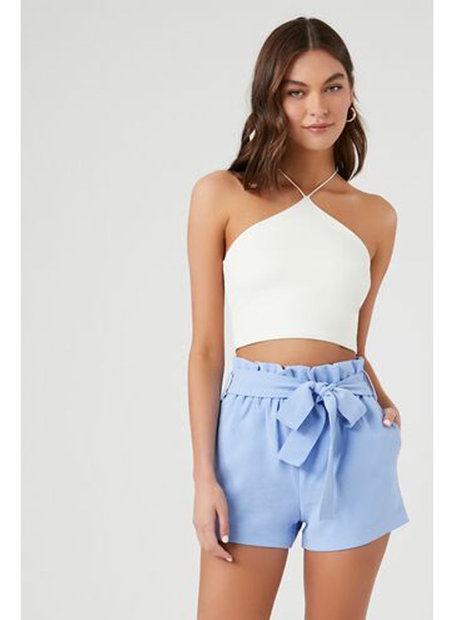 FOREVER 21 شورتات ورقية عالية الخصر - Image 1