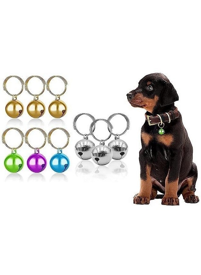 قلادة طوق من الفولاذ المقاوم للصدأ للكلاب الأليفة مقاس 1/2 بوصة من أجل تدريب الكلاب الأليفة ضد الضياع | مناسبة لإكسسوارات قلادة الحيوانات الأليفة (عبوة من 3 قطع) متعددة الألوان - Image 1