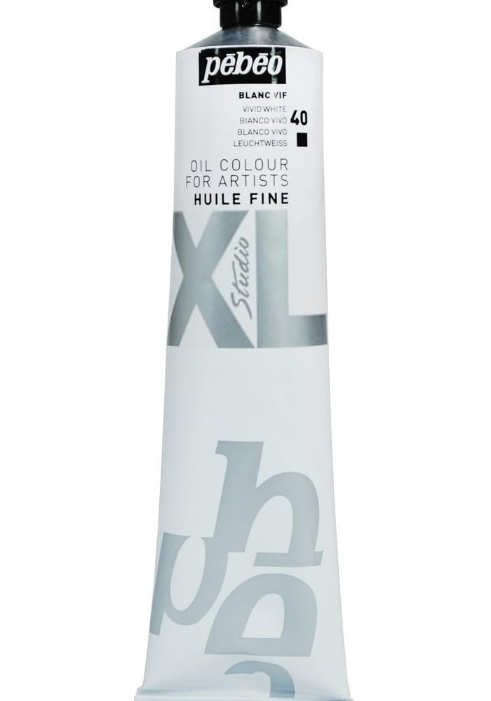 Pebeo Pébéo Studio XL Fine Oil Paint - Bright White - 200 ml Tube for Artists - Image 4