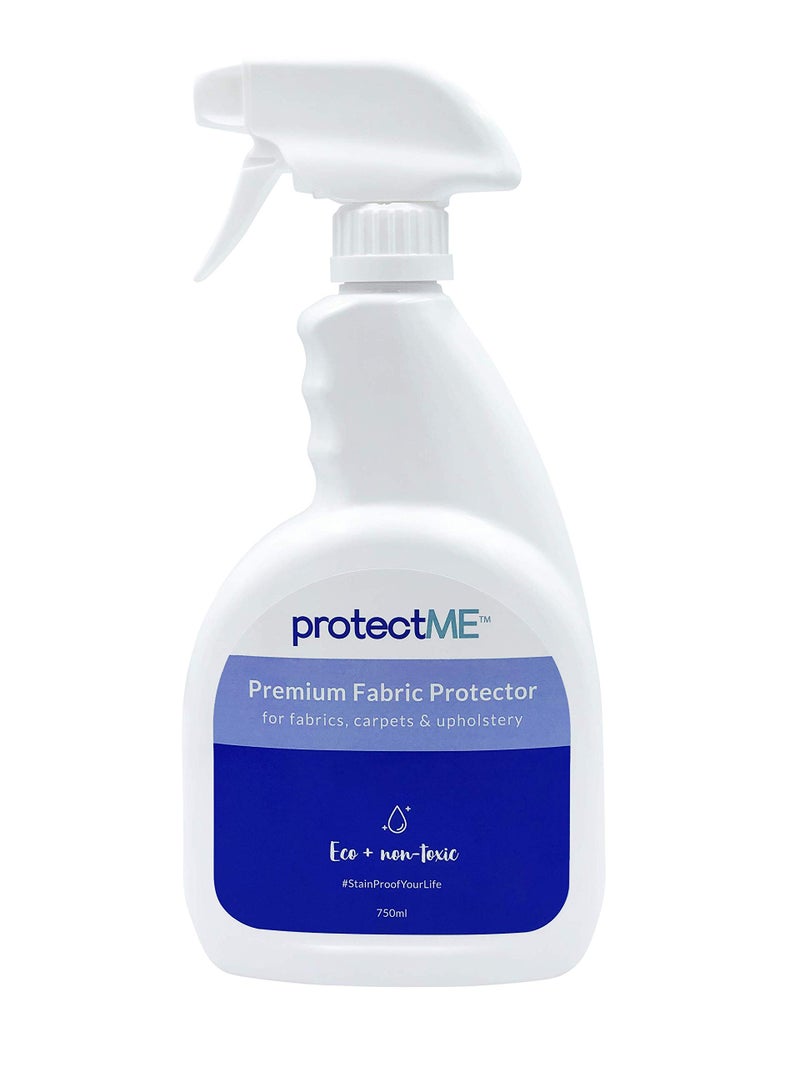 protectME Fabric Protector and Stain Resistant Spray - Upholstery Fabric Spray for Stain Guard for Carpet, Shoes, Couch, Sofa - Non Toxic Water Based Furniture Protector - 25.4 Fl. Oz. - Image 1