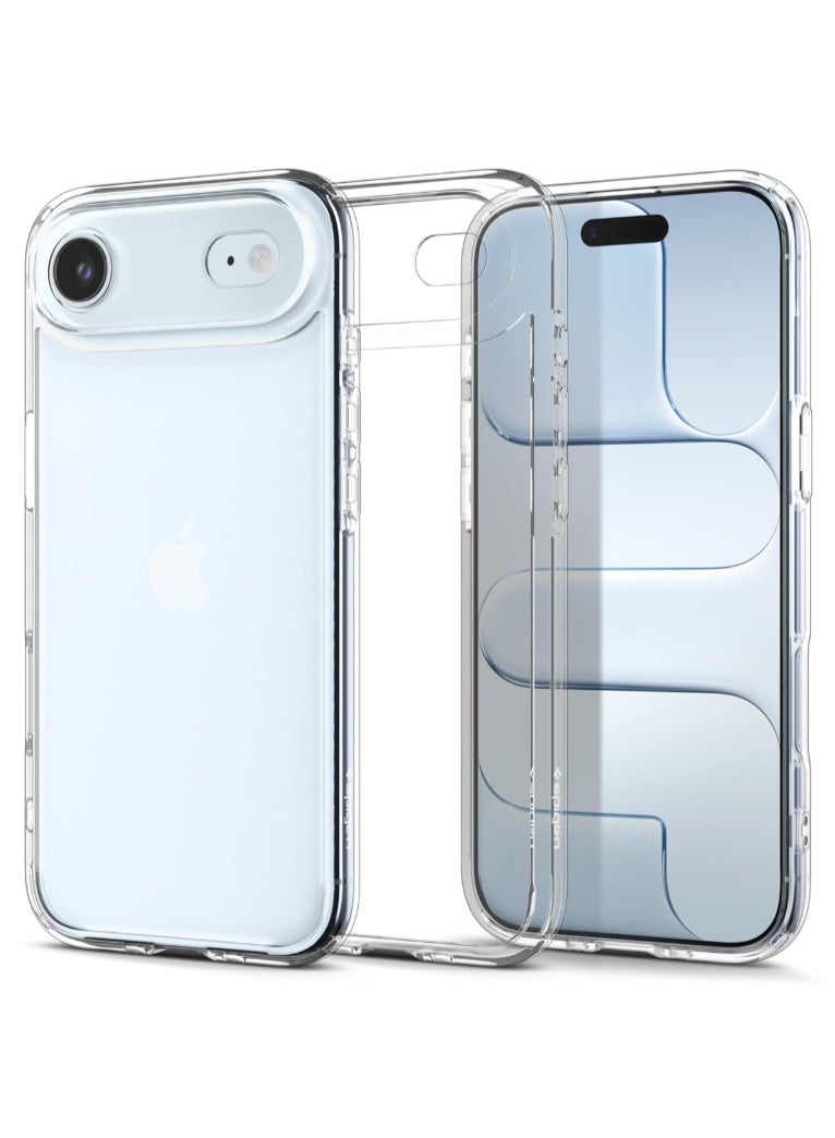 Line Ultra-Hybrid Crystal Clear Back Case Cover for iPhone 17 Air | Shockproof Design | Camera Protection Bump | Hard Clear Back | Bumper Cover Case for iPhone 17 Air (PC & TPU, Transparent) - Image 1