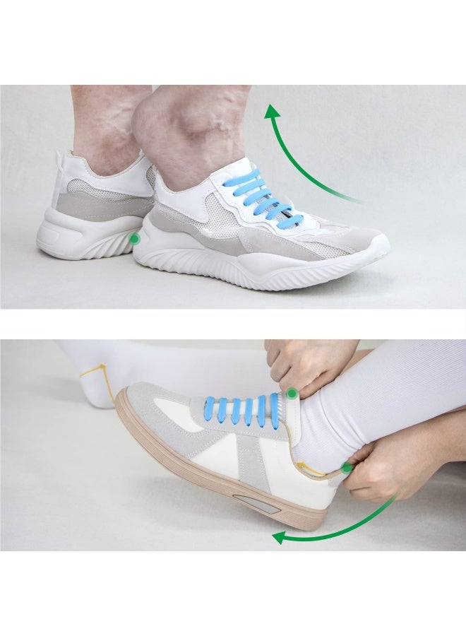 INMAKER No Tie Shoe Laces for Adults and Kids Elastic Shoelaces for Sneakers Rubber Silicone Tieless Laces - Image 3