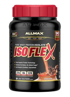 AllMax Nutrition Allmax, Isoflex Protein, 2LB, Chocolate, 30 Servings  - Image 1