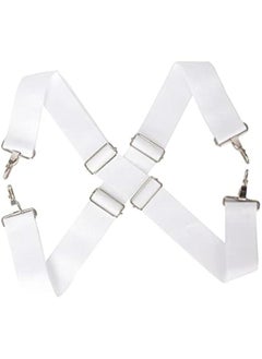 Generic Drum Strap Snare Drum Adjustable Nylon Double Shoulder Strap Cross Sling Holder (1 Pc)  - Image 1