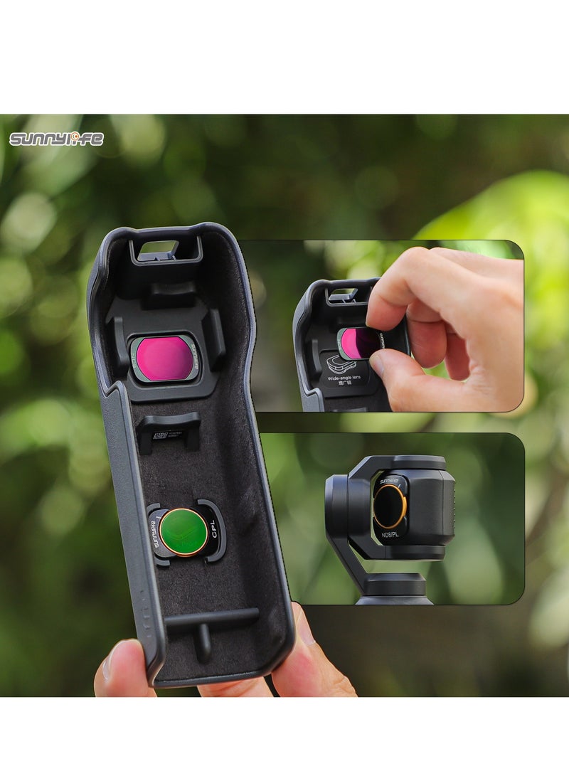 SUNNY LIFE Magnetic 3-mix set Lens Filter CPL+ ND8+ ND16 Filters for OSMO POCKET 3  - Image 2