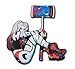 Elektroplate Officially Licensed DC Comics Harley Quinn Automotive Reflective Domed Decal 31 x 27 Premium 3D All Weather Sticker for Car Water Bottle Laptop Cooler Phone Made in the USA - Image 2