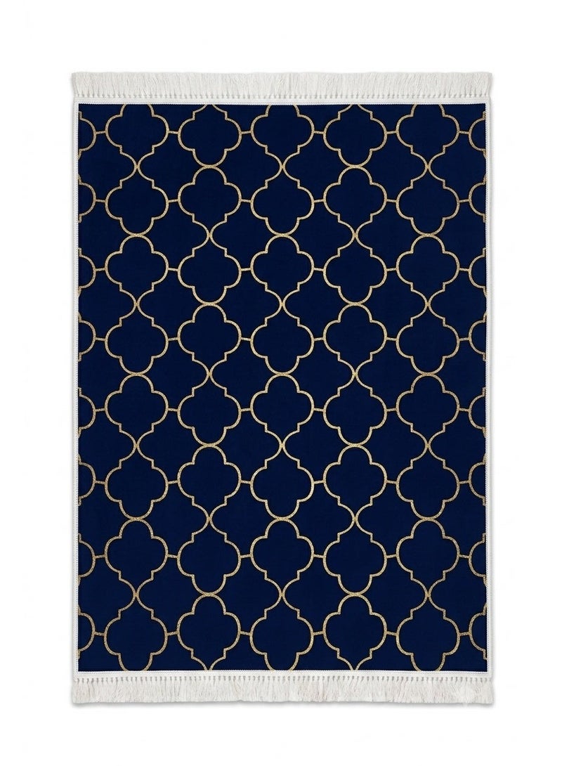 بديل سجاد مودرن أندلسية ثلاثي الأبعاد، مانع للانزلاق، قابل للغسيل - مقاس 160×230 سم - Image 3