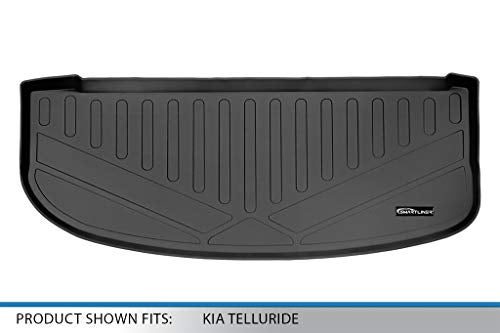 MAX LINER MAXLINER All Weather Custom Fit Black Cargo Liner Behind The 3rd Row Compatible with 2020-2023 Kia Telluride - Image 3