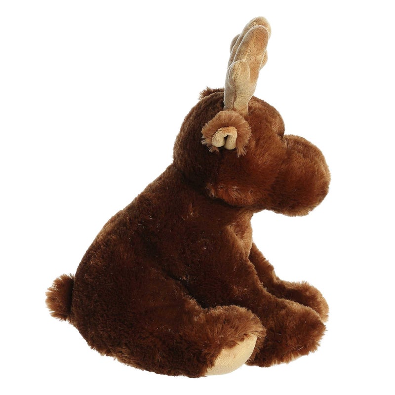 Aurora Cuddly Moose Stuffed Animal - Cozy Comfort - Endless Snuggles - Brown 14 Inches - Image 3