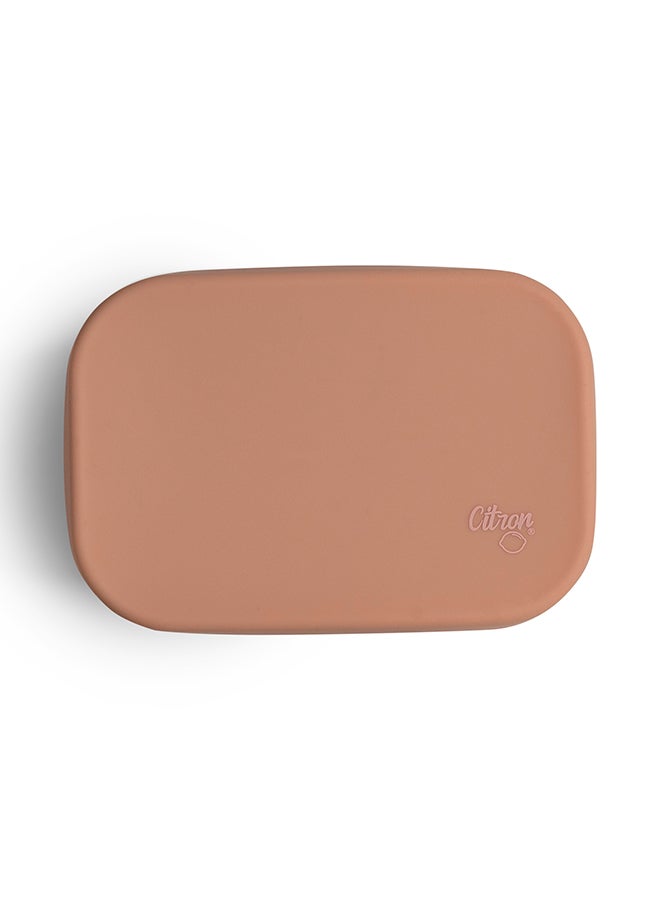 Citron Mini Stainless Steel Snack Box 1 Compartment - Blush Pink
