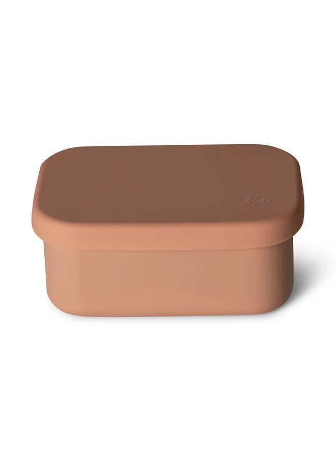 سترون Mini Stainless Steel Snackbox With 1 Compartment For Kids, Leak Proof And Bpa Free - Blush Pink