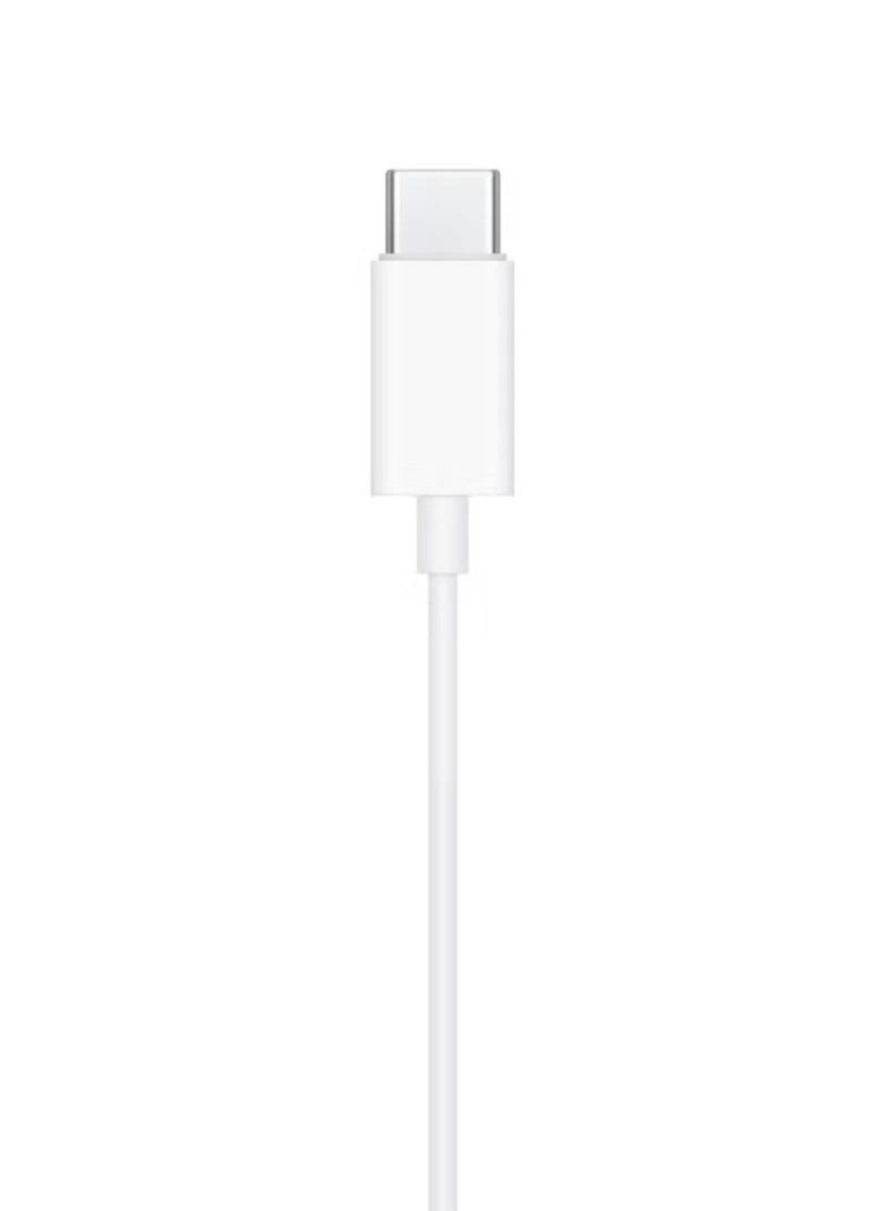 tenplus Earpods with USB C Wired Earbuds with Microphone & Volume Control, In-ear Headphones for iPhone 17/16/15 Pro/Pro Max, iPad Pro/Air, Samsung (White) - Image 2