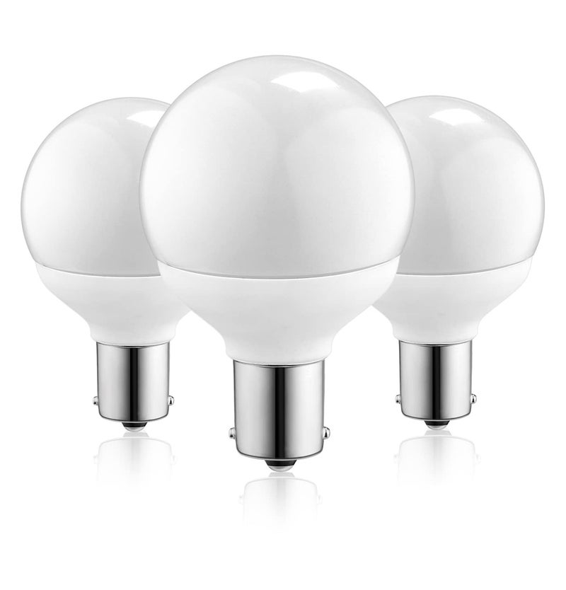 Kohree 12 Volt RV Led Light Bulbs BA15s 20-99/1141/1156 12V Vanity Replacement Bulbs for 5th Wheel Camper Trailer Motorhomes Marine Boat Interior Light Bulb (Pack of 3, 4000K Natural White) - Image 1