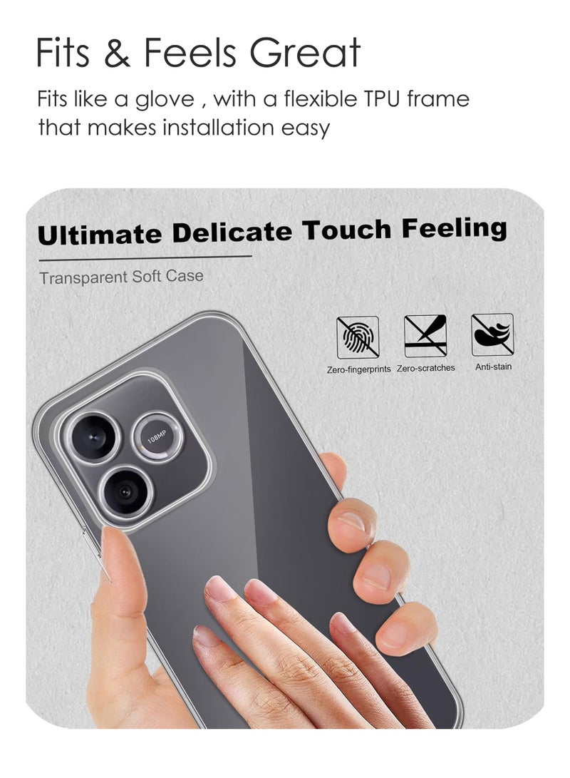 My Choice Honor 600 Lite  - Transparent Silicone Drop-Proof Clear Protective Phone Cover - Image 3