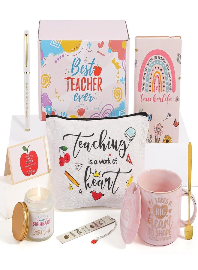 DHQH Teacher Appreciation Gift Sets from Student Teacher Gifts Basket for Women Unique Funny Christmas/Retirement/Back to School/Birthday Thank You Gift for Best Teachers - Image 1